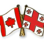 Flag Pins Canada Georgia نوبت دهی مستقیم از سفارت ها